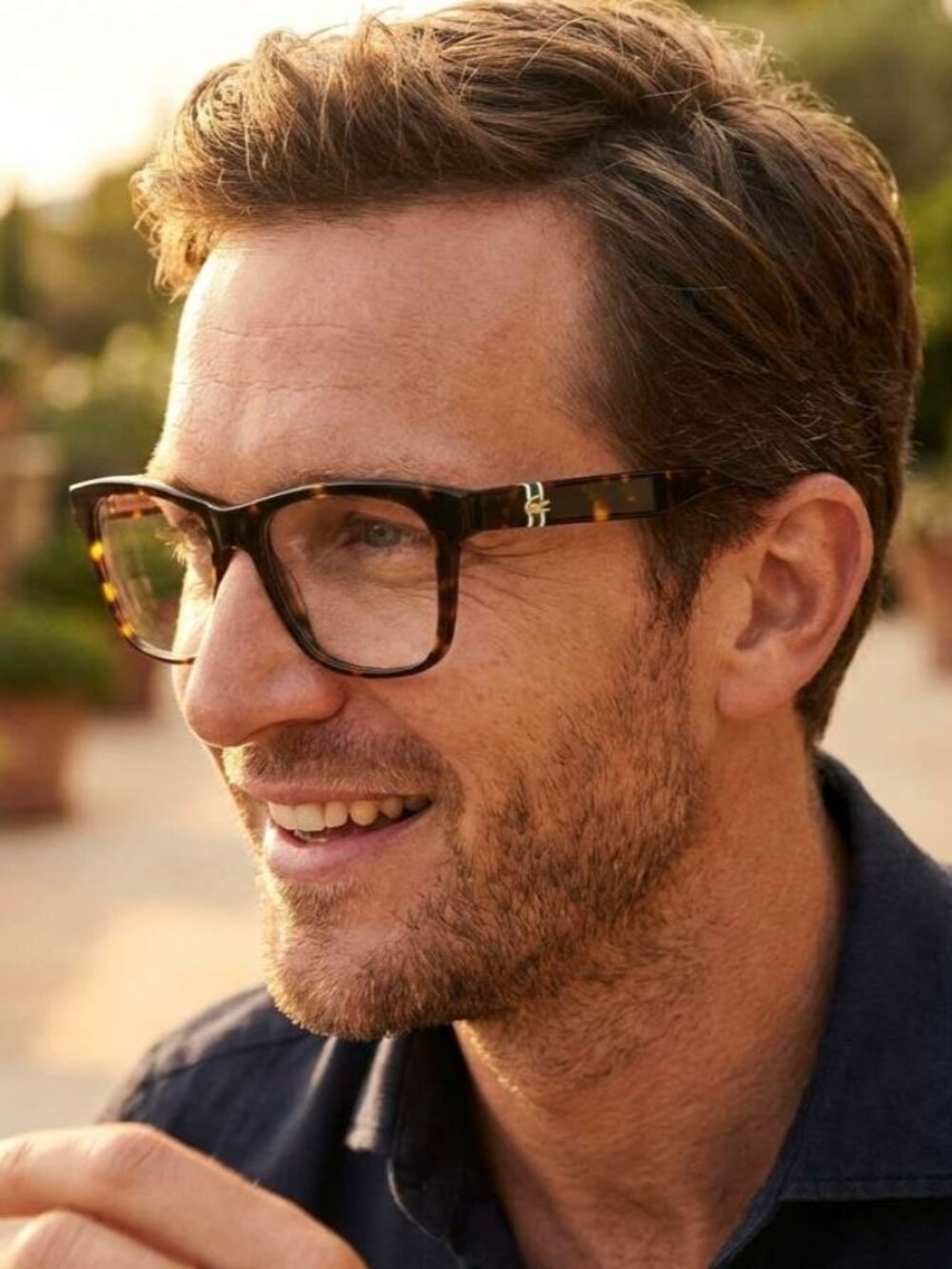 Lacoste L2933 N 230 Square Eyeglasses 54mm - Havana
